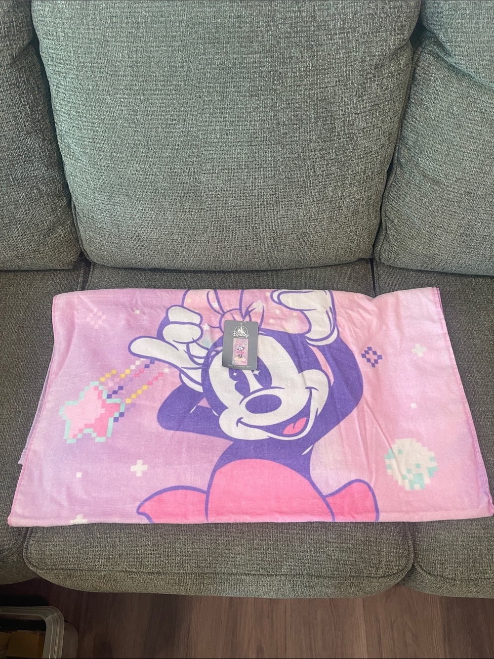 Disney Minnie Mouse Pink and Purple Kids Bib